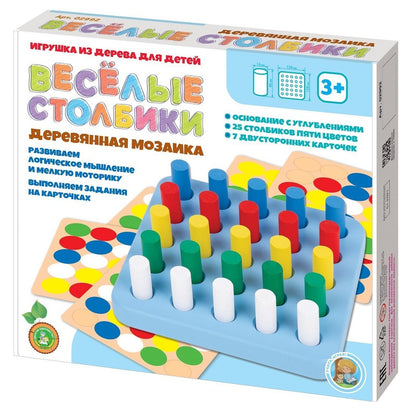 Mosaïque originale "Веселые столбики" 25 эл