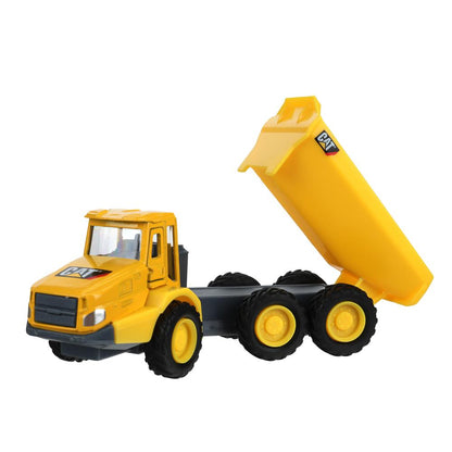 Машина металл caterpillar КАРЬЕРНЫЙ САМОСВАЛ, 15 см, дверь, инерция Технопарк в кор.2*24шт