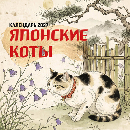 Японские коты. Календарь настенный на 2027 год (170х170 мм)