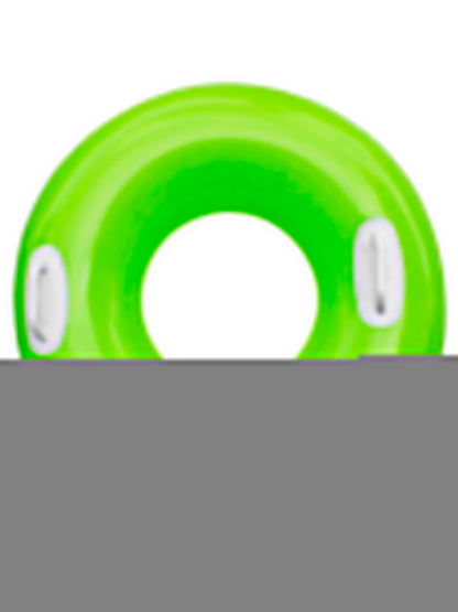 Intex. Надувной круг "Глянцевый" с ручками, 3 цвета, от 8 лет 76см арт.59258