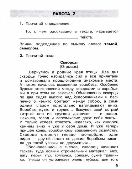 Мишакина 2 класс Формирование навыков смыслового чтения на уроках литературного чтения. Тетрадь-тренажер. (БИНОМ)