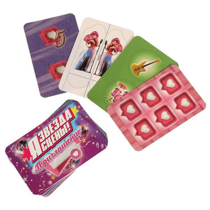 Il y a deux scènes ! Настольная игра-квадрат. 40 cartes. 250х250х55 mm. Умные игры в кор.10шт