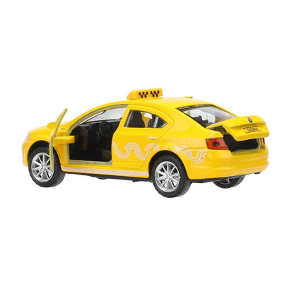 Machine en métal SKODA OCTAVIA 12 см, double, bagage, инерц.соц ТАКСИ кор. Parc technologique dans le cor.2*36шт