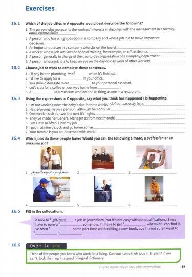 Anglais, vocabulaire et utilisation, livre numérique (4e édition) + réponses + livre numérique enrichi