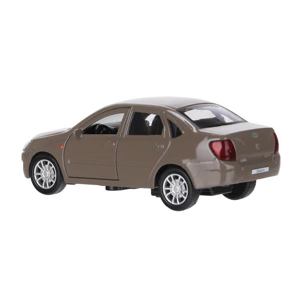 Машина металл LADA granta 11,5 см, двери, инерц, коричневый, кор. Технопарк в кор.2*36шт