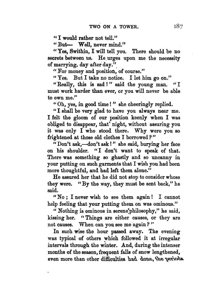 Two On A Tower = Двое в башне: роман на англ.яз. Hardy T.