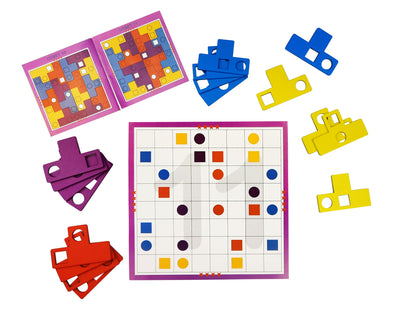 Игра головоломка деревянная "Занимательный квадрат"