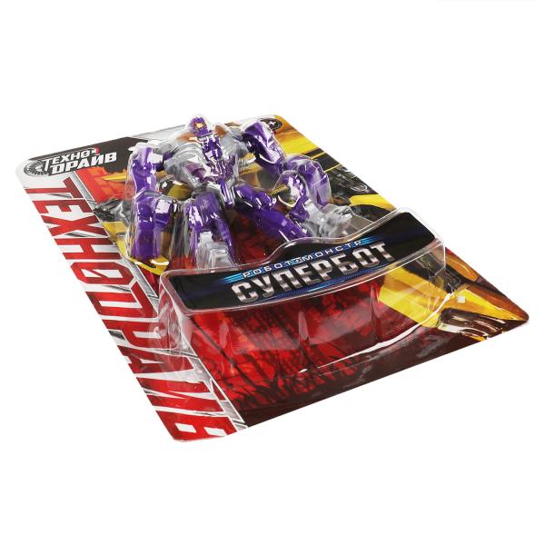 Robot superbot, transformateur, blister.9*15*5cm, ТЕХНОДРАЙВ dans la cor.2*120шт