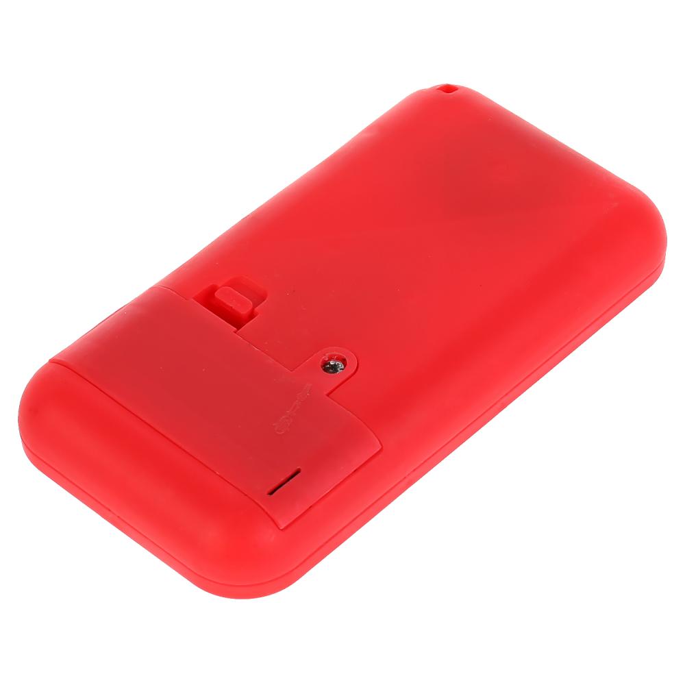 Téléphone mini-téléphone. песни на стихи А.Барто. 8 pièces, téléphone sous blister, en cor.180шт