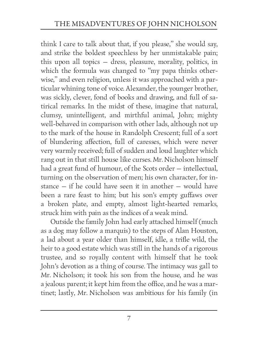 The Misadventures of John Nicholson = Несчастья Джона Никольсона: на англ.яз