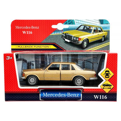 Modèle métallique MERCEDES-BENZ w116 12,5 cm, double parc technologique, couleur 2x120 pouces
