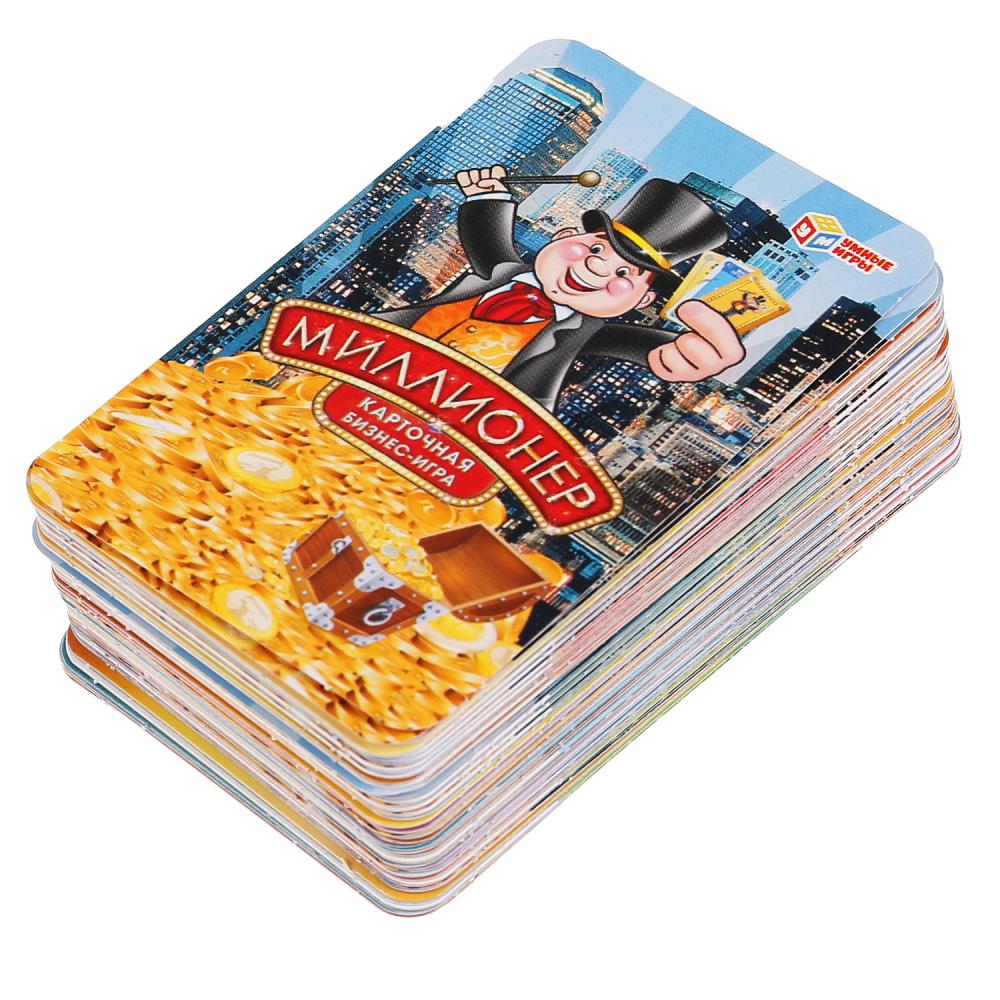 МИЛЛИОНЕР. КАРТОЧНАЯ БИЗНЕС-ИГРА. (80 КАРТОЧЕК). COEUR : 138Х170Х40ММ, COEUR 55Х85ММ dans cor.50шт