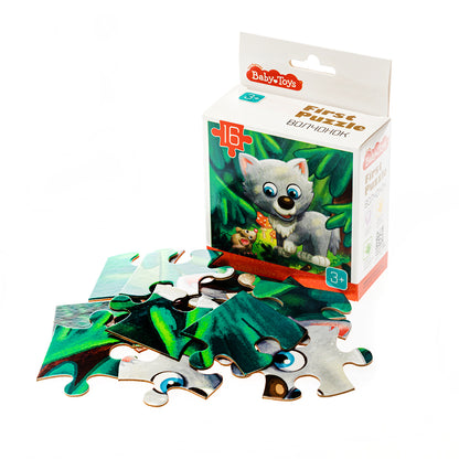 Пазл First Puzzle "Волчонок" (16 эл) Baby Toys