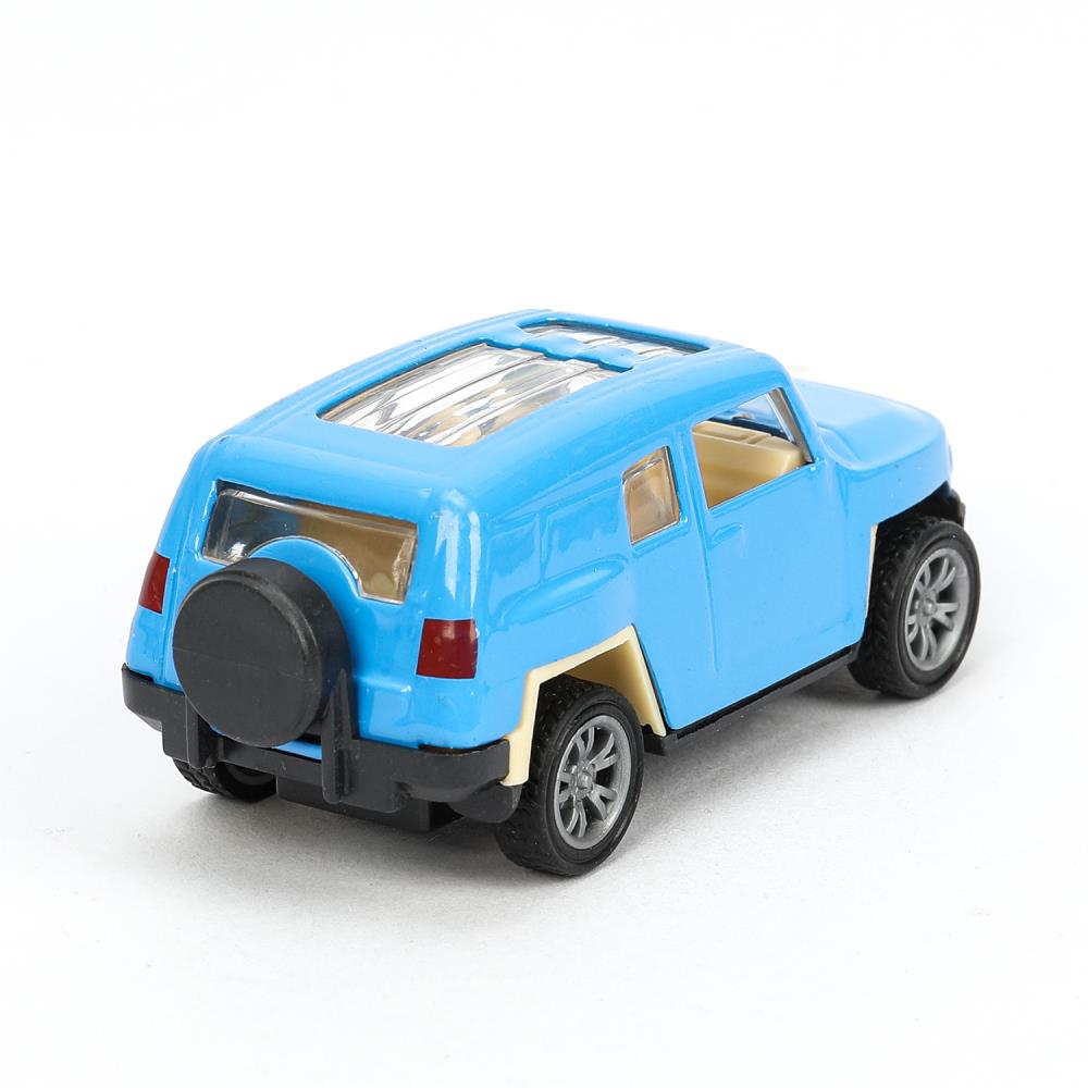 Машина металл TOYOTA fj cruiser, размер 7,5 см, инерция, блистер - в кор.2*288шт