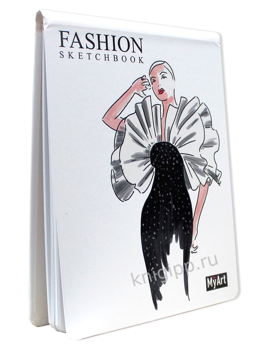 Mon Art. Mode СКЕТЧБУК на гребне. Diva