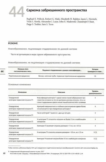 Classement professionnel TNM. 8-я réd. Руководство и атлас. Т. 3 : Modification des tissus croustillants et limoneux. Sarcomes. Опухоли ЦНС, глаза