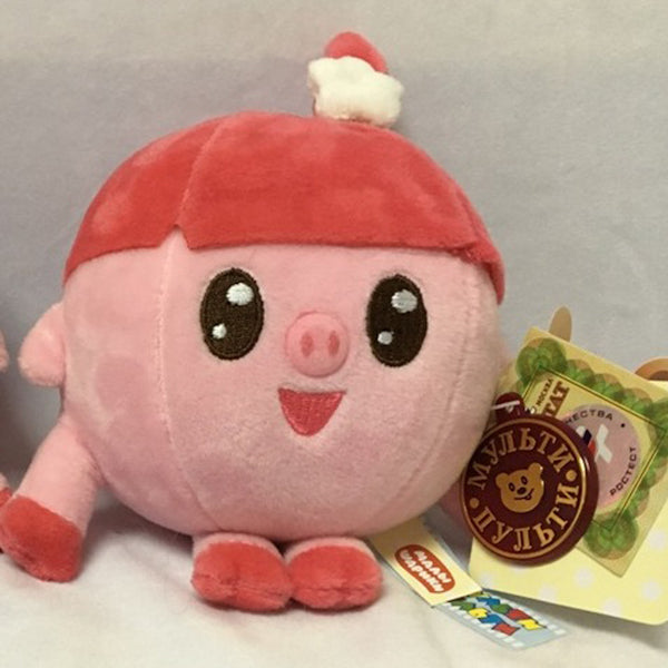 МЯГКАЯ ИГРУШКА "МУЛЬТИ-ПУЛЬТИ" НЮШЕНЬКА (М/Ф "МАЛЫШАРИКИ") 10СМ, ОЗВУЧ., РУСС. ЧИП В ПАК. в кор.24шт