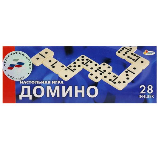 Игра логическая домино в коробке ТМ "ИГРАЕМ ВМЕСТЕ" в кор.2*180шт