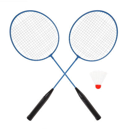 Бадминтон ( 2 металлические ракетки 63*20 см., волан 1 шт) в сетке, синий арт.636240