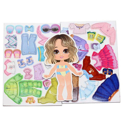 Игра магнитная "Одевашки. Модная девчонка. Ксюша". Серия Магнитные истории (европодвес, 2х8шт) арт.0