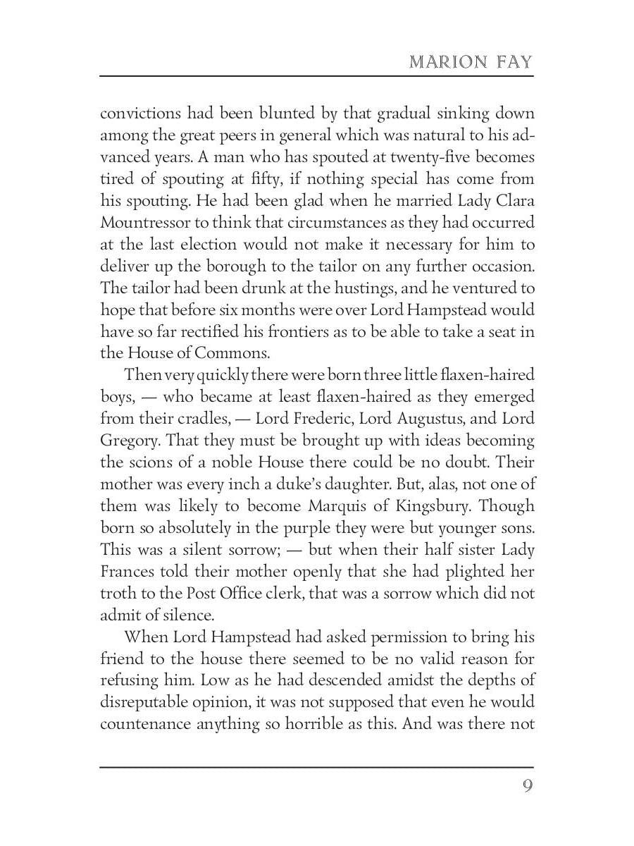 Marion Fay 1