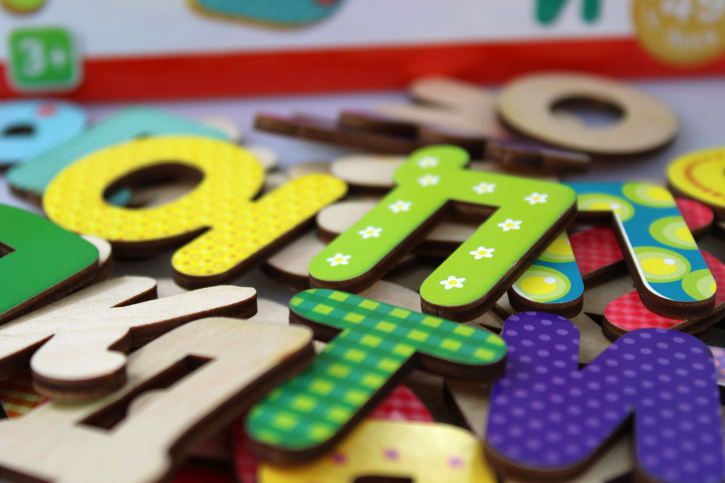 Игра развивающая "Азбука деревянная для малышей" Baby Toys Wood