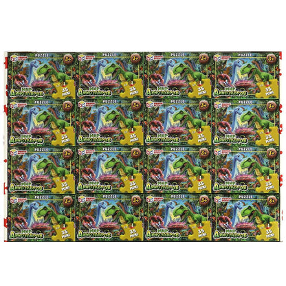 Mes dinosaures. Пазлы в коробке 35 détails. MINI. 90х65х25 mm. Умные игры в уп.32шт в кор.8уп