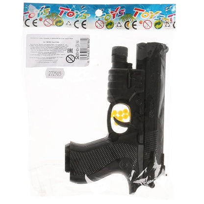 Пистолет (п) с лазер. прицелом, со светом, с пульками SM729+/729+ в пак. в кор.2*120шт