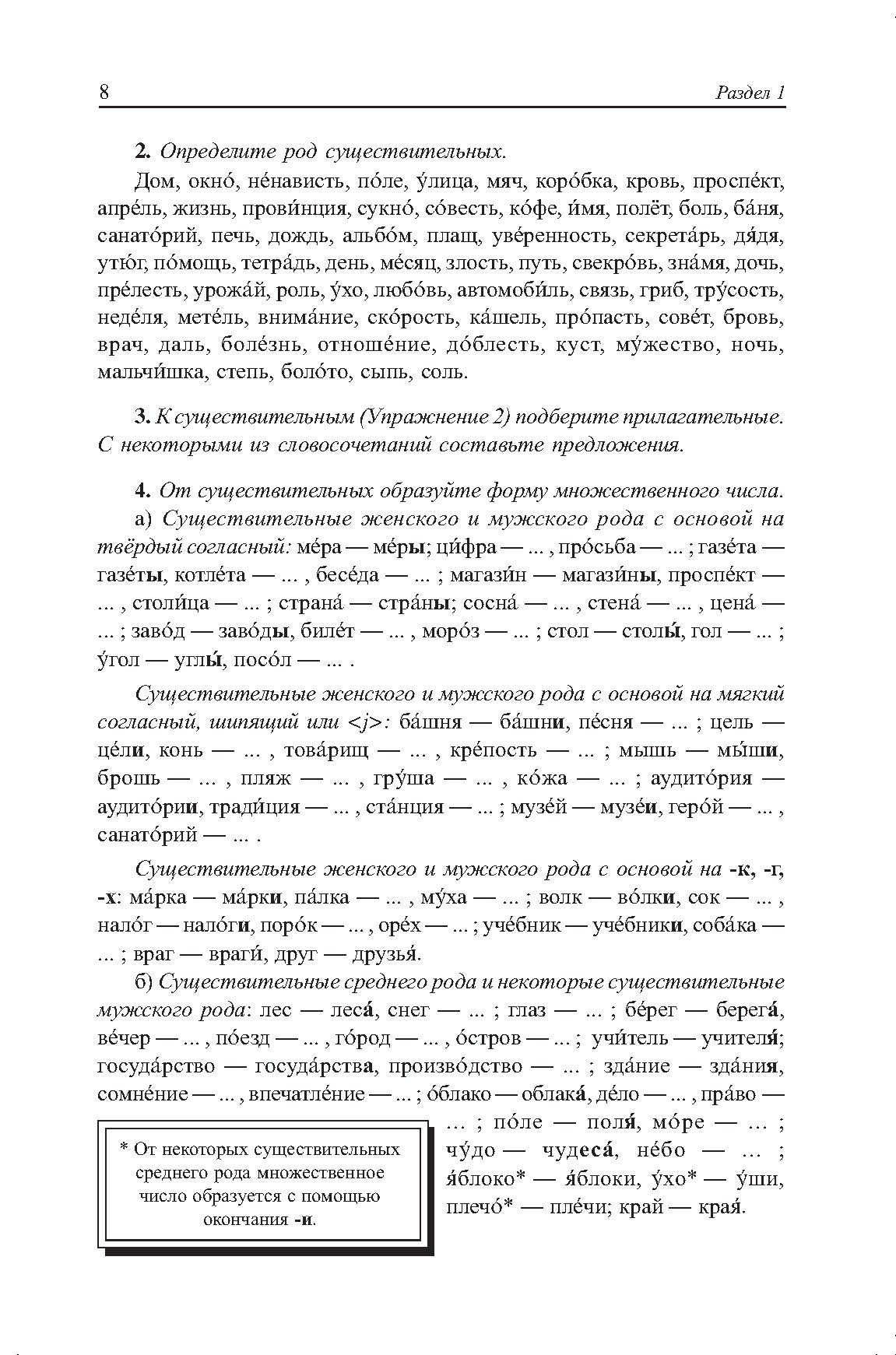 La grammaire russe est comprise dans les explications et les commentaires. Морфоlogie