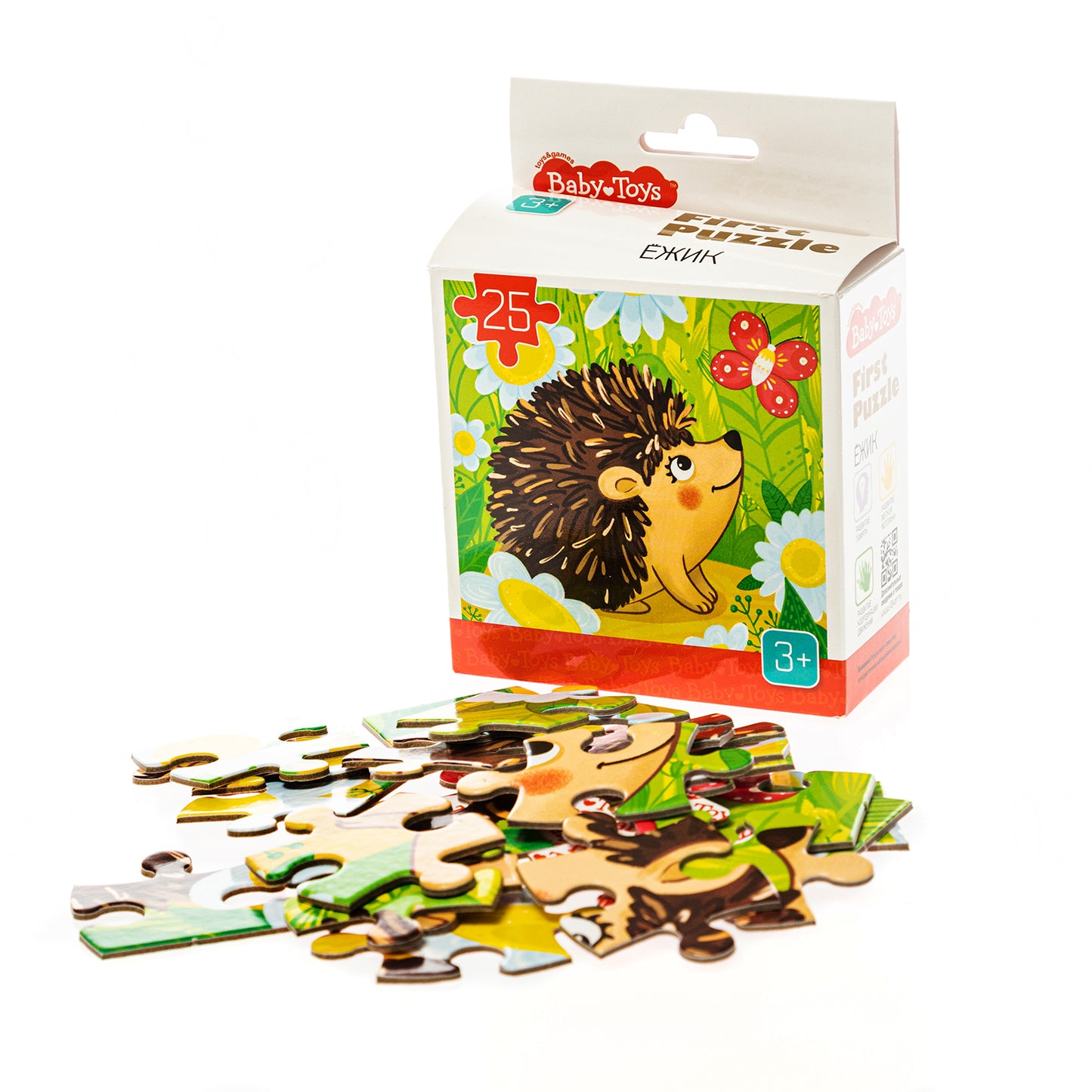 Пазл First Puzzle "Ежик" (25 эл) Baby Toys