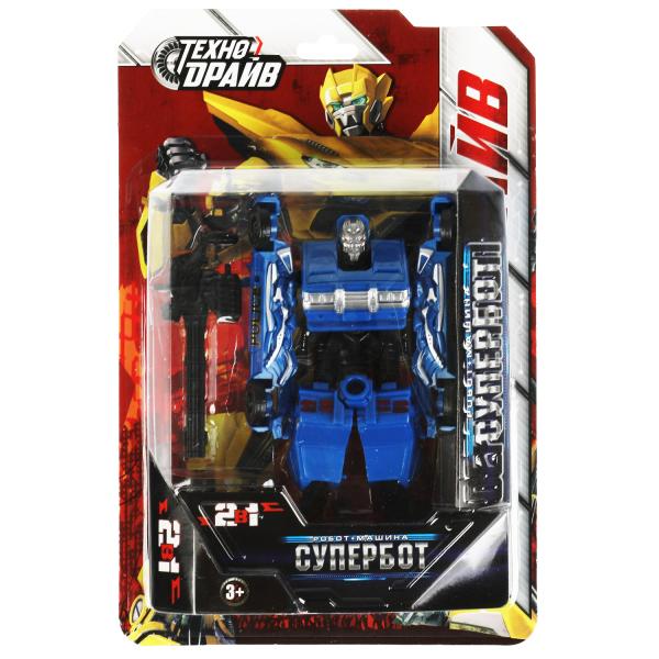 Robot super-bot, transformateur dans la machine, emballage 17*26*5 cm, en cor.2*72 pouces