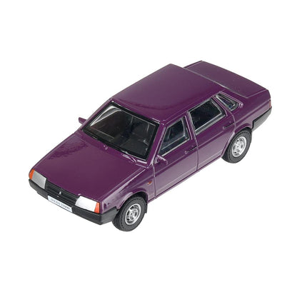 Машина металл LADA lada 21099 длина 10,5 см, инерц, фиолетовый, кор. Технопарк в кор.2*36шт