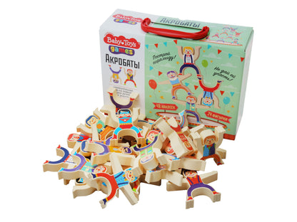 Игра настольная "Акробаты" серия Baby Toys Games 24 шт