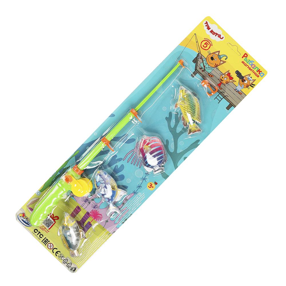 Игра рыбалка Три Кота блист.51*15*3,5см ИГРАЕМ ВМЕСТЕ в кор.2*90шт