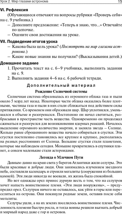 ПШУ 4 кл. Окружающий мир к УМК Плешакова (Школа России).