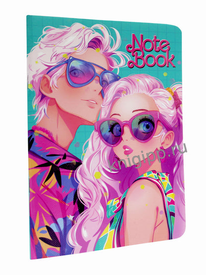 Mon Art. БЛОКНОТ в клетку J'adore le rose. Parochka