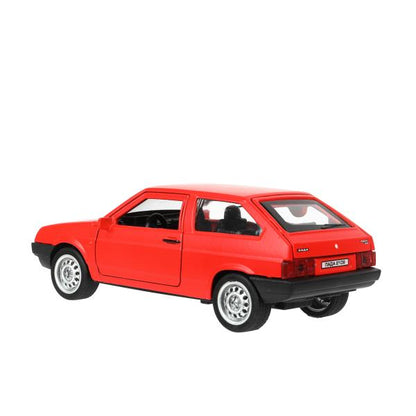 Machine métallique LADA-2108 "СПУТНИК" МАТОВЫЙ 12 см, дв, баг, ин, красный, кор. Parc technologique dans le cor.2*36шт