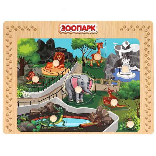 Jeu de société "Zoopark" en cours de cor.100шт