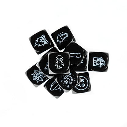 ИГРА "ГОВОРЯЩИЕ КУБИКИ" СТРАШИЛКИ (ЖЕСТЯНАЯ КОРОБОЧКА) в кор.42шт