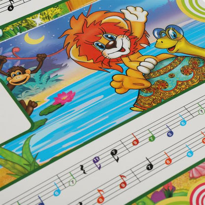 10 весёлых песен. СОЮЗМУЛЬТФИЛЬМ (кн.-пианино, 23 кн, 10 пес) 260х255мм 14стр Умка в кор.16шт