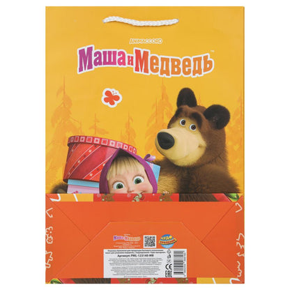 Le paquet contient 10 * 12 pouces de Masha et Medvedь.