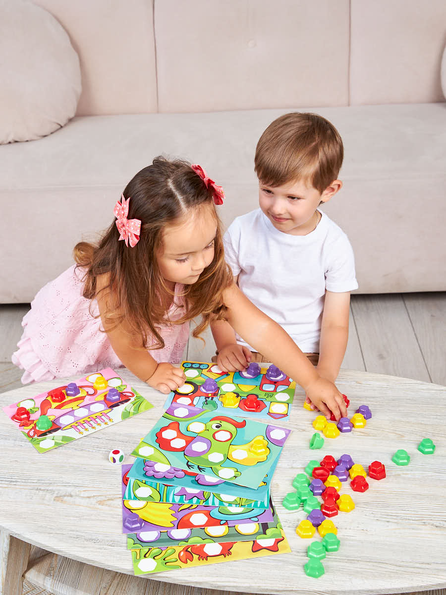 Игра настольная "Цвет в цвет" серия Baby Toys Games