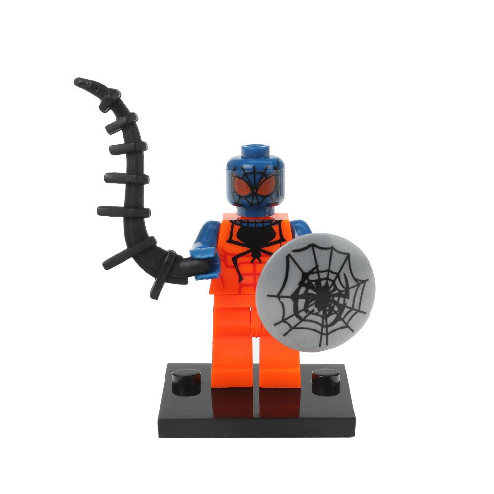 Figurines de construction en cuir + super héros -6 pièces Maîtres d'État en cor.2*96 pièces
