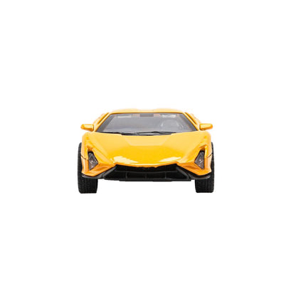 Technoparc. Modèle "Lamborghini Sian" 12 cm, métal, acier, double, dans la couleur. Art.2210C0142-R (240)
