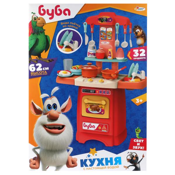 Кухня БУБА свет-звук, вода, на бат., кор.53,5*32*12см ИГРАЕМ ВМЕСТЕ в кор.12шт