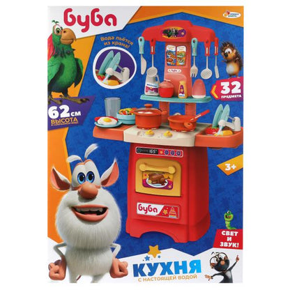 Кухня БУБА свет-звук, вода, на бат., кор.53,5*32*12см ИГРАЕМ ВМЕСТЕ в кор.12шт