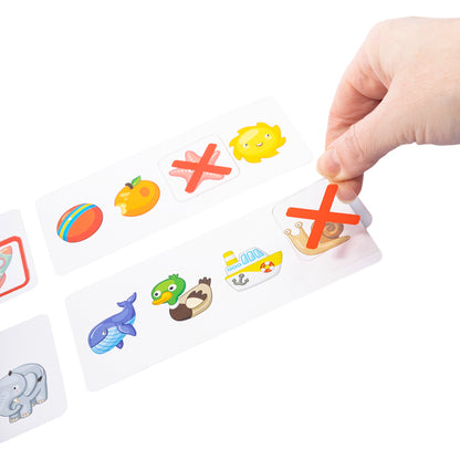 Игра развивающая Логические задачи "Лишнее и правильное" 1, серия Учись, играя