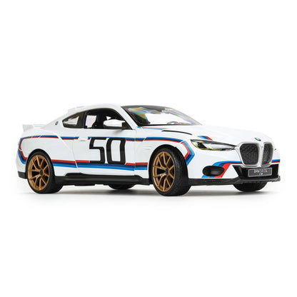 Véhicule pour BMW 3.0 csl 1:14, bleu, 2 pièces, deux portes ouvertes Rastar en couleur 6 pouces