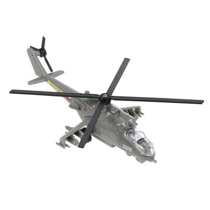 Machine en métal Vertolet МИ-24 15 cm, inerte., открыв.кабина, подвиж.детали в кор. Parc technologique en cor2*24шт