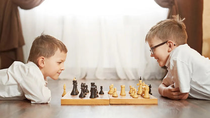 Jeu "Шахматы Гроссмейстерские" деревянные (поле 43х43см)